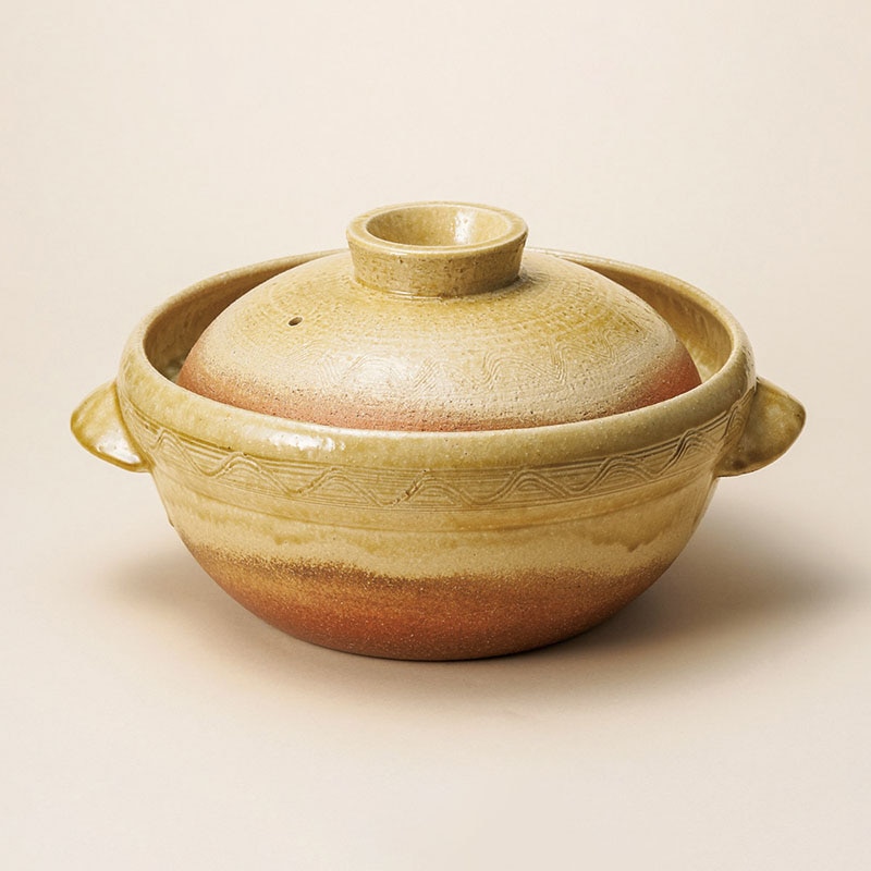 山万 51602-660 伊羅保9号深土鍋(IH専用) 1個（ご注文単位1個）【直送品】