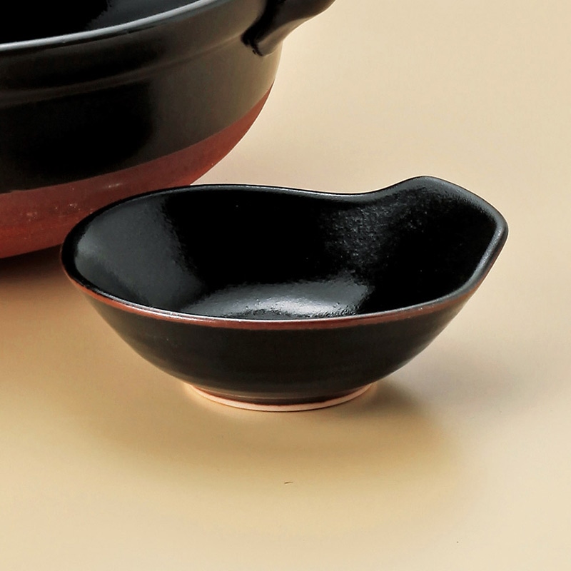 山万 51925-650 柚子天目とんすい(萬古焼) 1個（ご注文単位1個）【直送品】