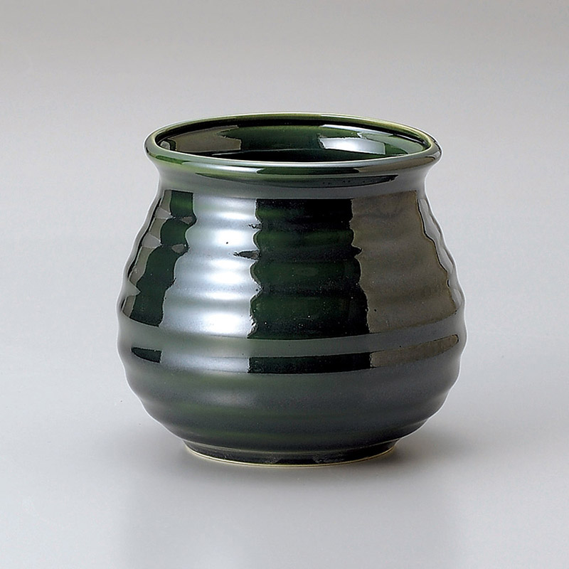 山万 52415-640 織部アラ入(萬古焼) 1個（ご注文単位1個）【直送品】