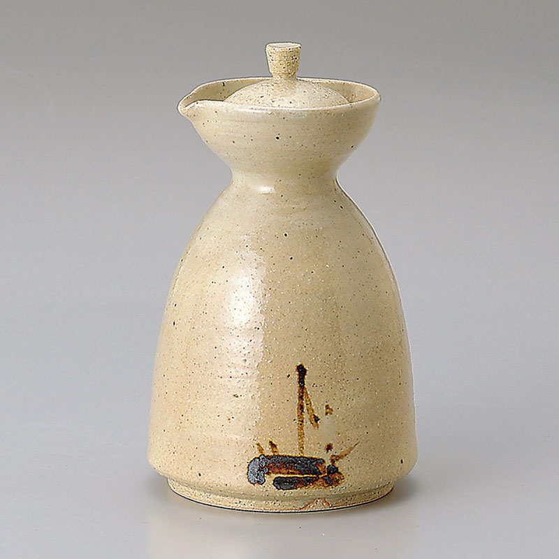 山万 52416-660 灰釉杵形ダシ入(信楽焼) 1個（ご注文単位1個）【直送品】