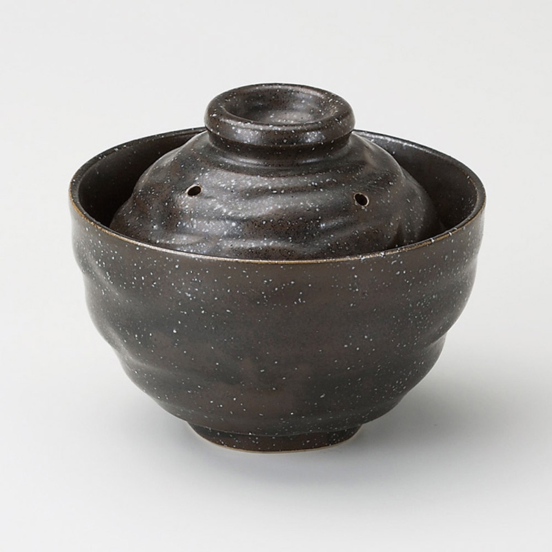 >山万 52820-310 天正黒レンジ0.5合炊き 1個(ご注文単位1個)【直送品】