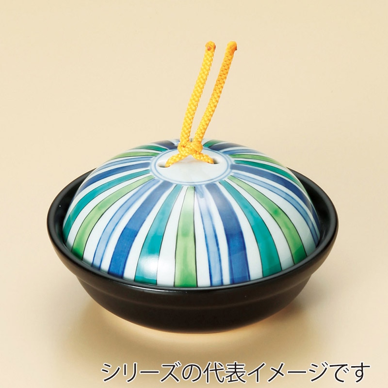 山万 53105-130 会席鍋十草模様(小)(蓋強化) 1個(ご注文単位1個)【直送品】