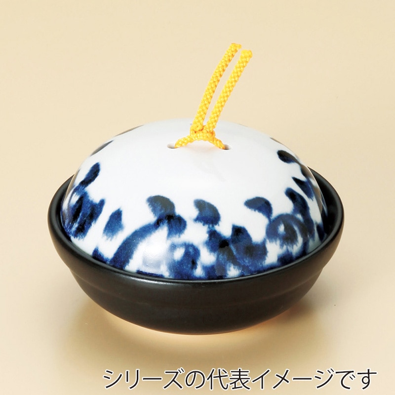 山万 53126-130 染付タコ唐草会席鍋(中) 1個（ご注文単位1個）【直送品】