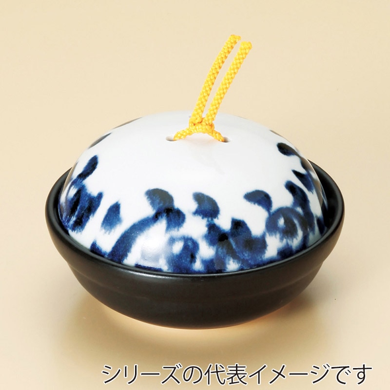 山万 53127-130 染付タコ唐草会席鍋(小) 1個（ご注文単位1個）【直送品】