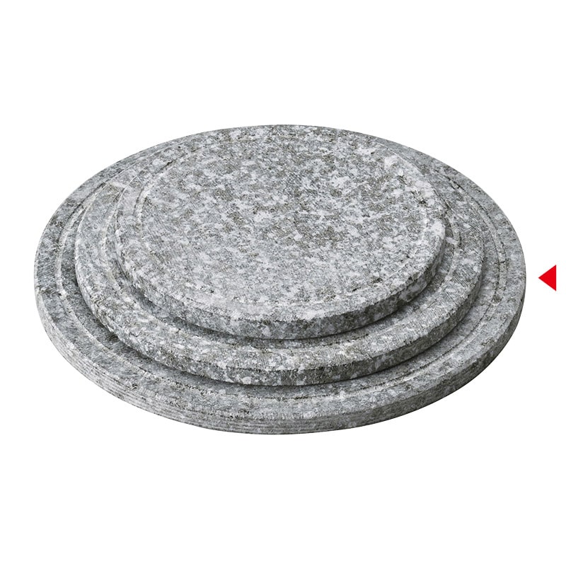 山万 53721-810 [石]18cm丸石焼プレート 1個（ご注文単位1個）【直送品】