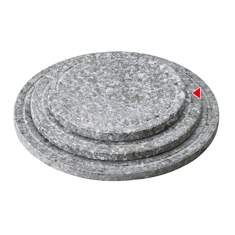 山万 53723-810 [石]12cm丸石焼プレート 1個（ご注文単位1個）【直送品】