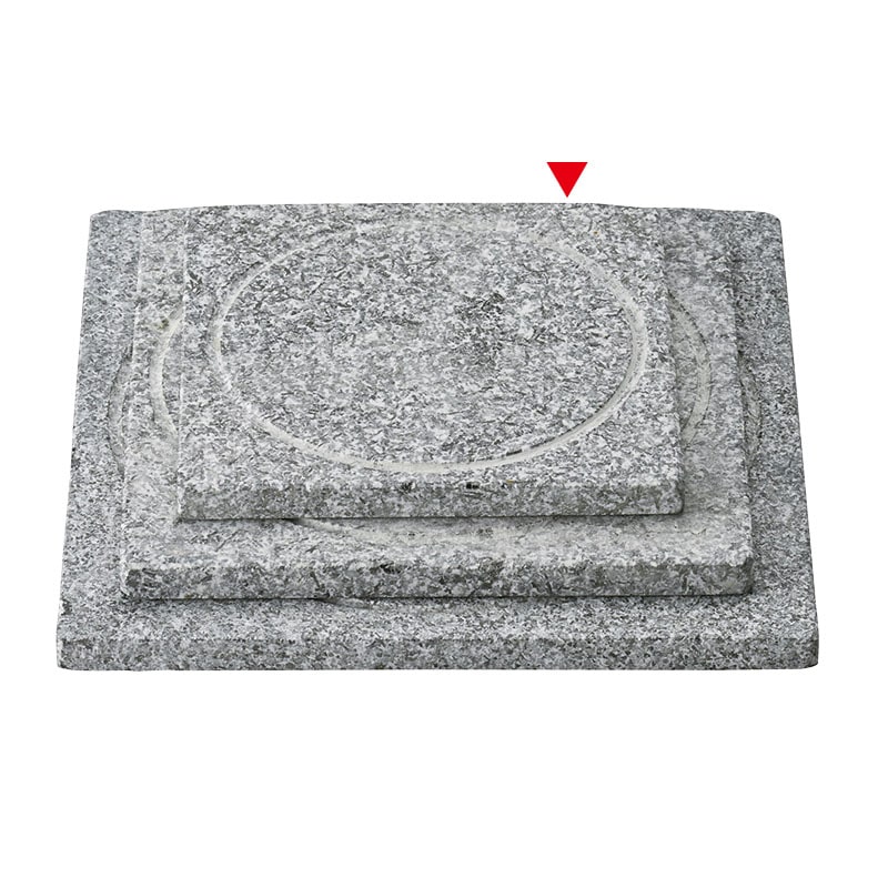 山万 53726-810 [石]12cm角石焼プレート 1個（ご注文単位1個）【直送品】