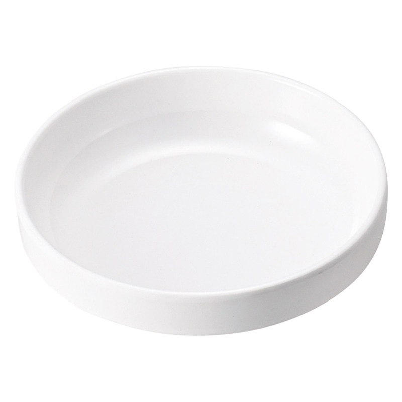 山万 53749-810 Mφ11.3雅切立小皿 白グロ 1個（ご注文単位1個）【直送品】