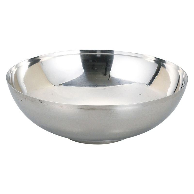 山万 53820-810 22cmステンレス 冷麺鉢 1個（ご注文単位1個）【直送品】