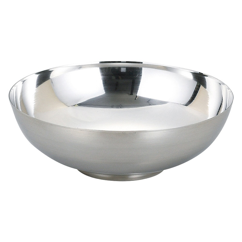 山万 53821-810 18.5cmステンレス 冷麺鉢 1個（ご注文単位1個）【直送品】