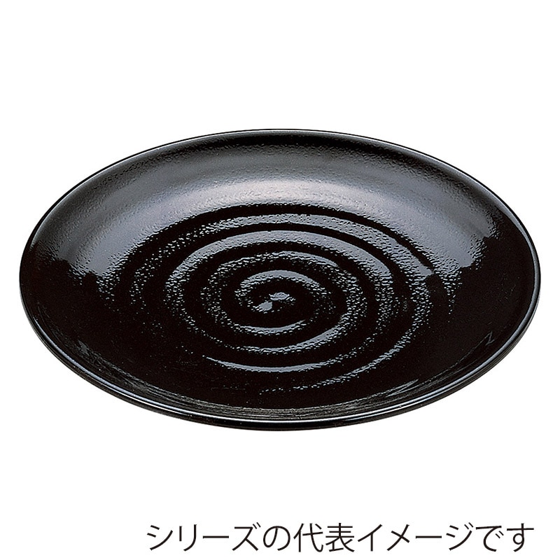 山万 53934-810 尺1神龍鉢 黒パール(全面塗) 1個（ご注文単位1個）【直送品】