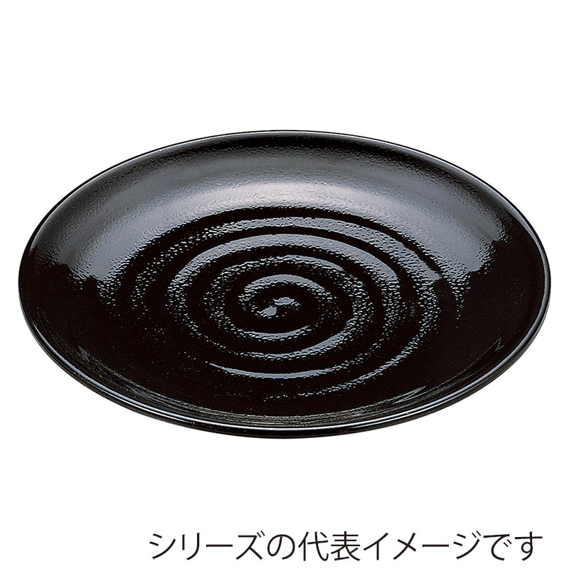 山万 53935-810 尺2神龍鉢 黒パール(全面塗) 1個（ご注文単位1個）【直送品】