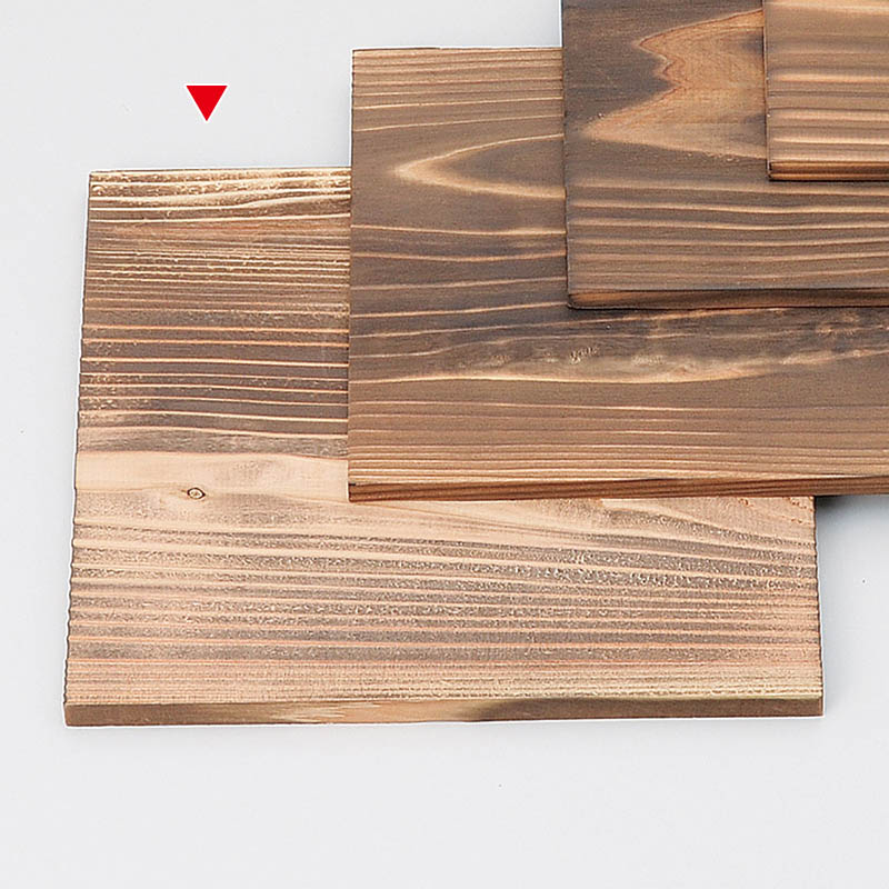 山万 53630-650 焼杉角板21cm 1個（ご注文単位1個）【直送品】