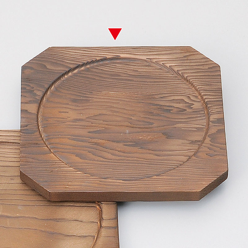 山万 53650-640 21cm角焼杉板(段付) 1個（ご注文単位1個）【直送品】