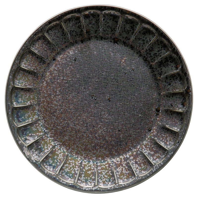 山万 54910-230 虹23cmソギ丸皿 1個（ご注文単位1個）【直送品】