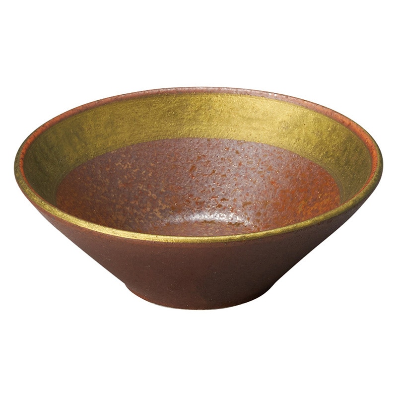 山万 56408-450 備前黒金溶彩4寸深鉢 1個（ご注文単位1個）【直送品】