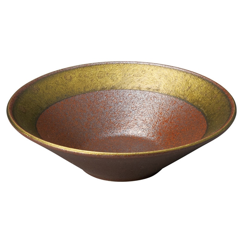 山万 56410-450 備前黒金溶彩5.5寸深鉢 1個（ご注文単位1個）【直送品】