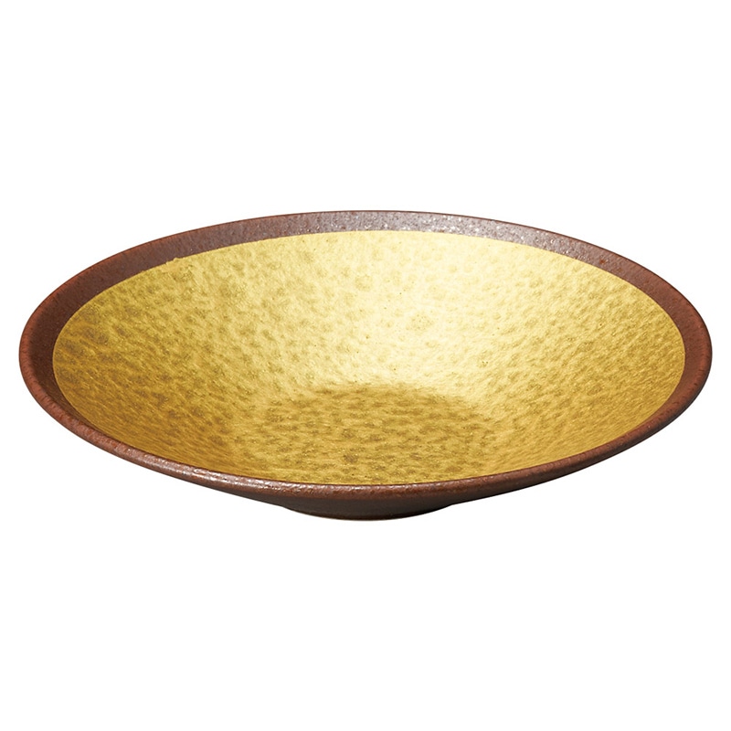 山万 56503-450 備前金溶彩6寸深皿 1個（ご注文単位1個）【直送品】