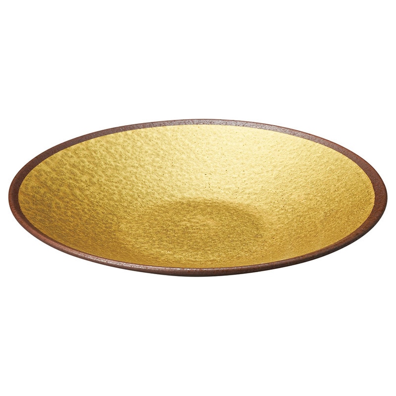 山万 56505-450 備前金溶彩7寸深皿 1個（ご注文単位1個）【直送品】