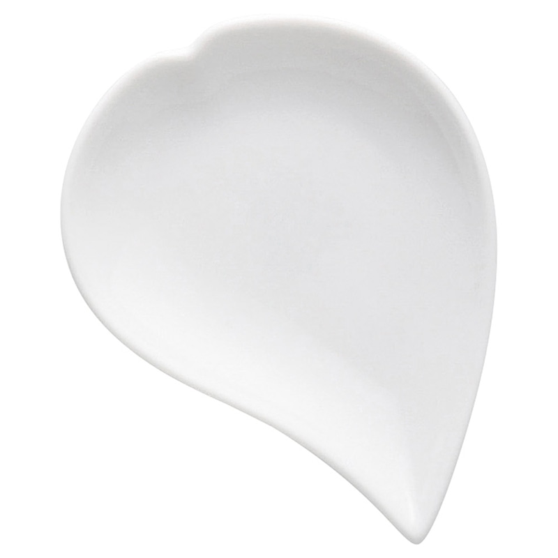 山万 58821-020 ひとひら白豆皿 1個（ご注文単位1個）【直送品】