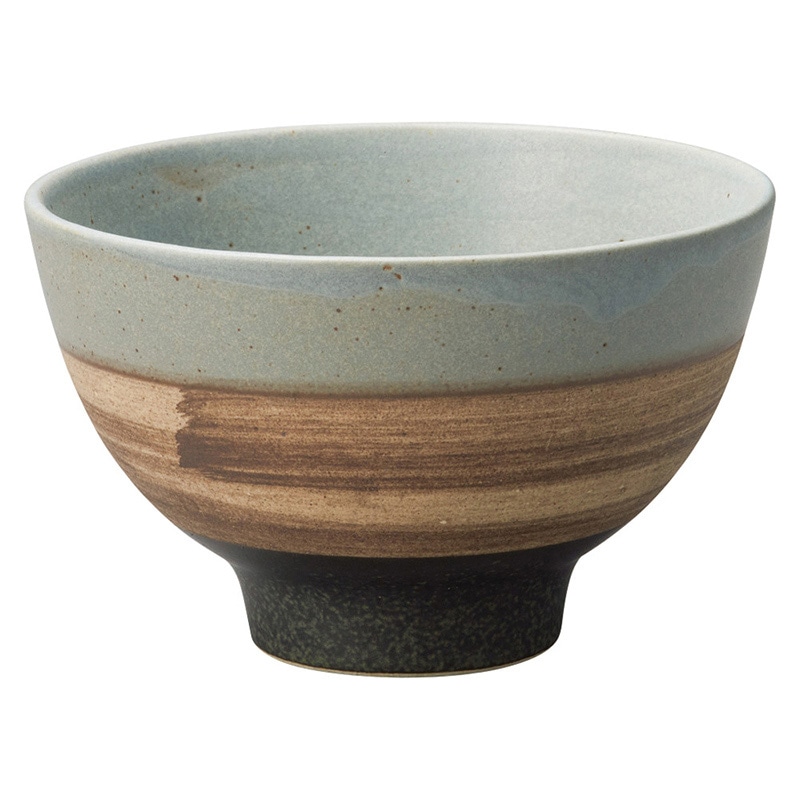 山万 58901-400 セピア高台飯碗 1個（ご注文単位1個）【直送品】