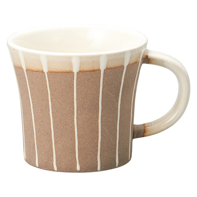 山万 59008-510 ホエールい珍十草マグカップ 茶 1個（ご注文単位1個）【直送品】