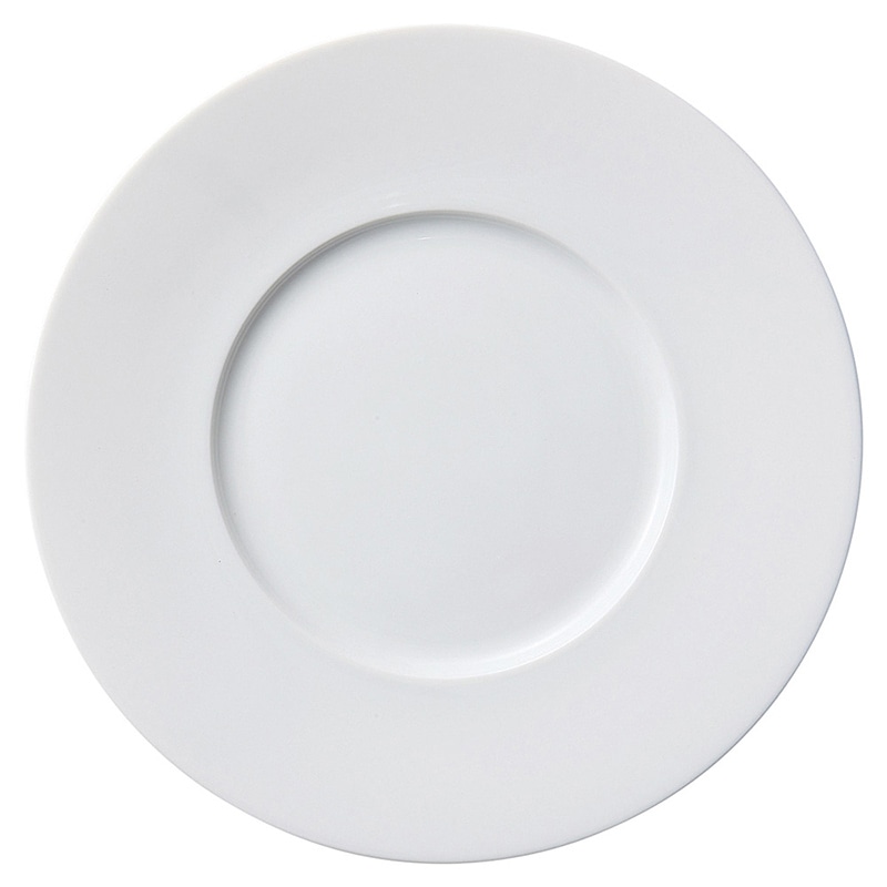 山万 57708-480 白磁29cmリムプレート 1個（ご注文単位1個）【直送品】