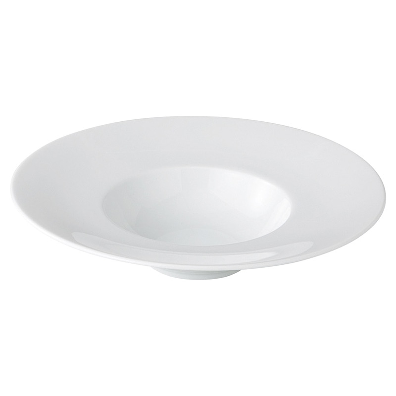 山万 57902-480 白磁27cmスープ 1個（ご注文単位1個）【直送品】