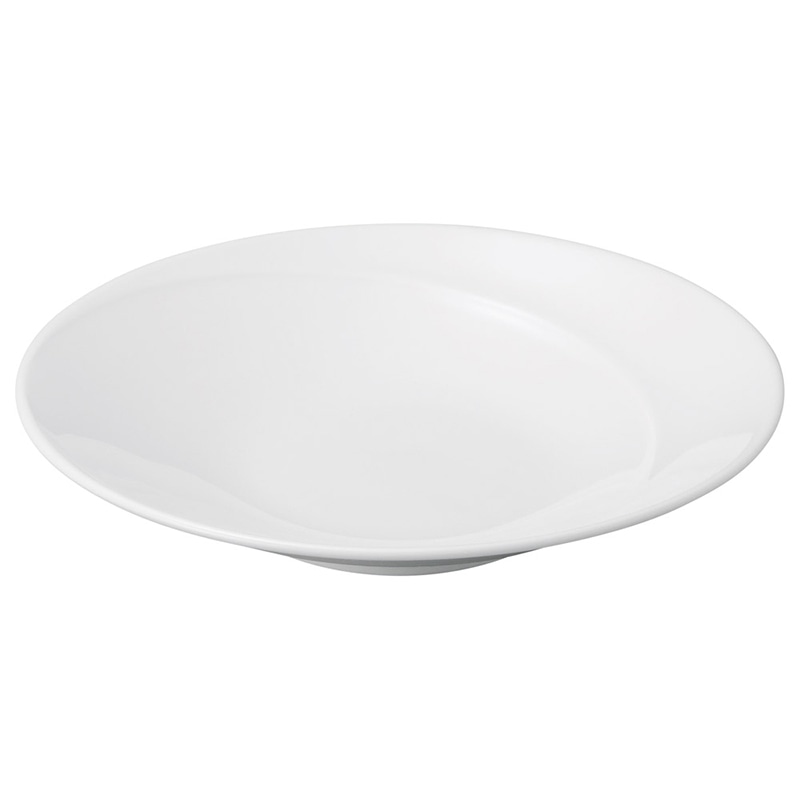 山万 57919-400 白磁ムーン24cmパスタ 1個（ご注文単位1個）【直送品】