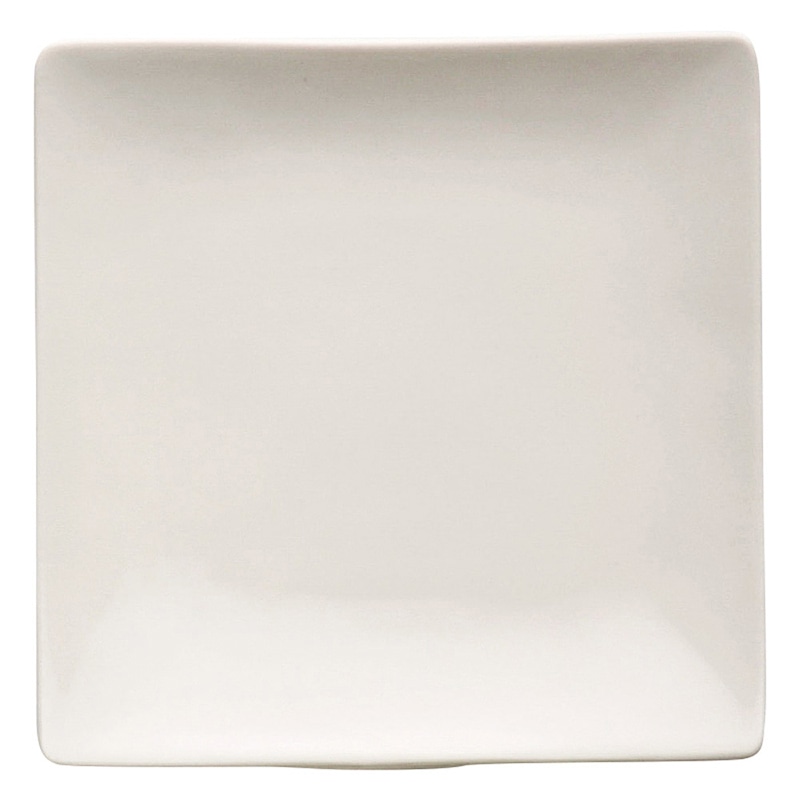 山万 58124-510 白釉正角銘々皿 1個（ご注文単位1個）【直送品】