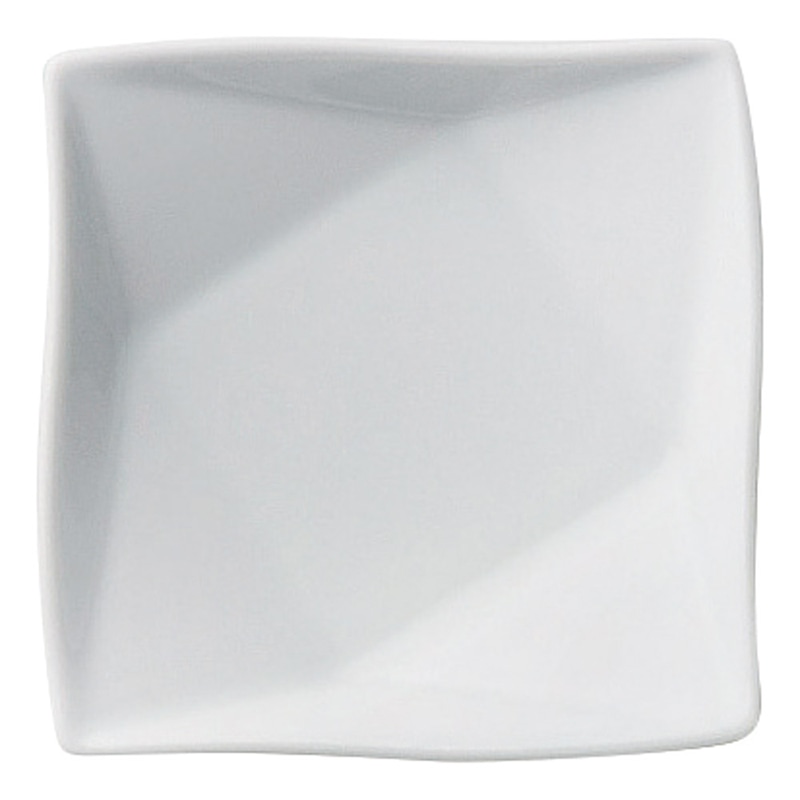 山万 58307-400 白磁15cm折紙プレート 1個(ご注文単位1個)【直送品】