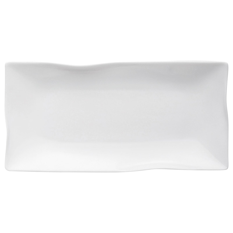 山万 58210-290 イルタ白磁長角皿 1個（ご注文単位1個）【直送品】