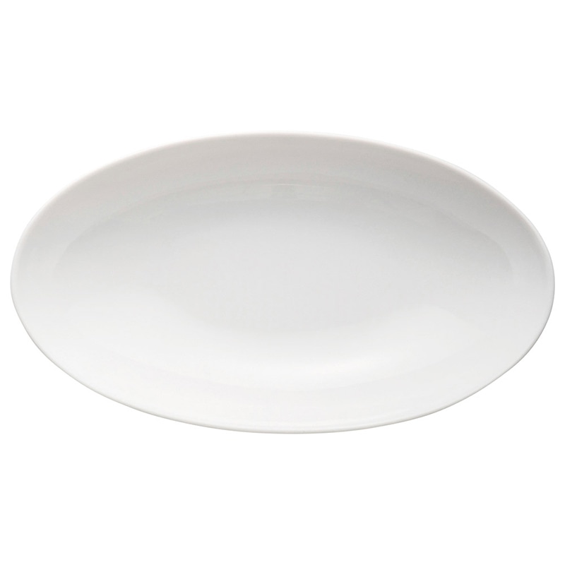 山万 57914-130 オーバル27cmボール白 1個（ご注文単位1個）【直送品】