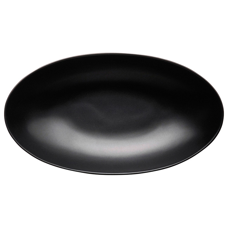 山万 57916-130 オーバル27cmボール黒 1個（ご注文単位1個）【直送品】