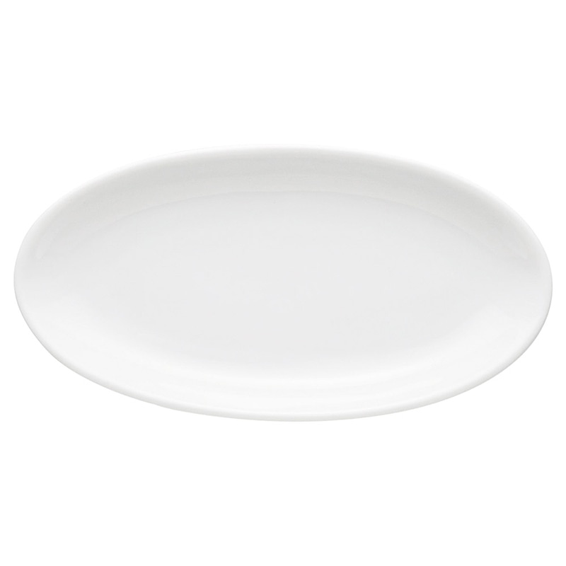 山万 58524-270 ルナホワイト31cm細プラター 1個（ご注文単位1個）【直送品】