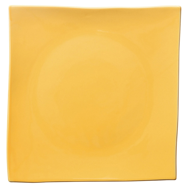 山万 58711-250 四角皿(大)黄 1個（ご注文単位1個）【直送品】