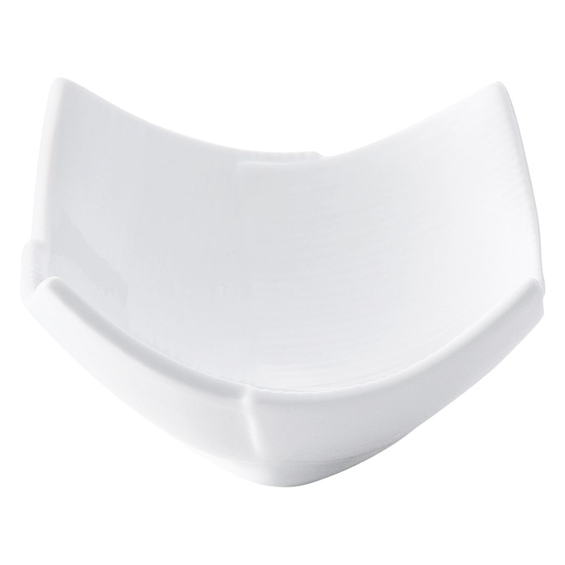 山万 59421-170 白四角3.5小鉢 1個(ご注文単位1個)【直送品】