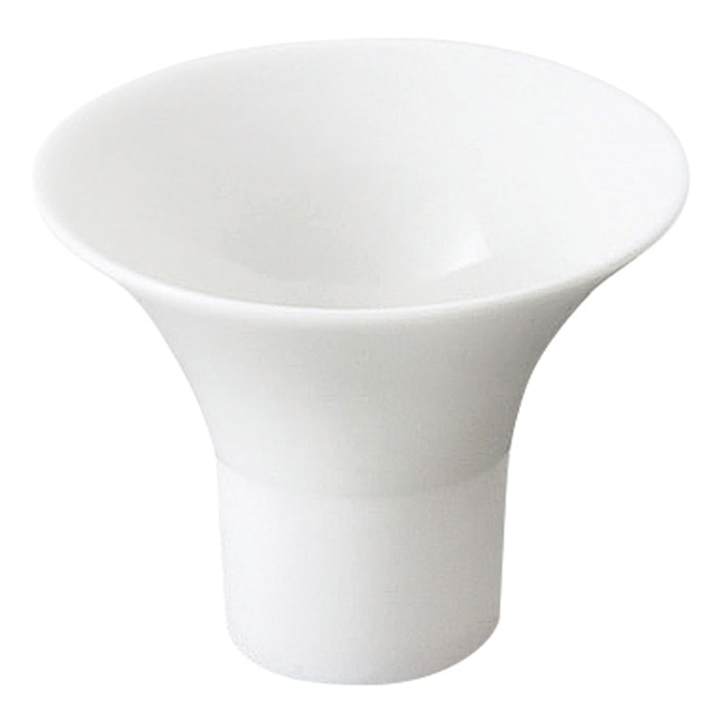 山万 59418-310 透明白ラッパ小盃 1個（ご注文単位1個）【直送品】