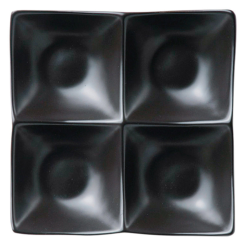 山万 59908-470 アペクス角鉢4P/BK 1個(ご注文単位1個)【直送品】