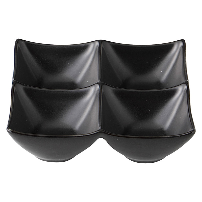 山万 59906-470 アぺクスミニ角鉢4P/BK 1個(ご注文単位1個)【直送品】