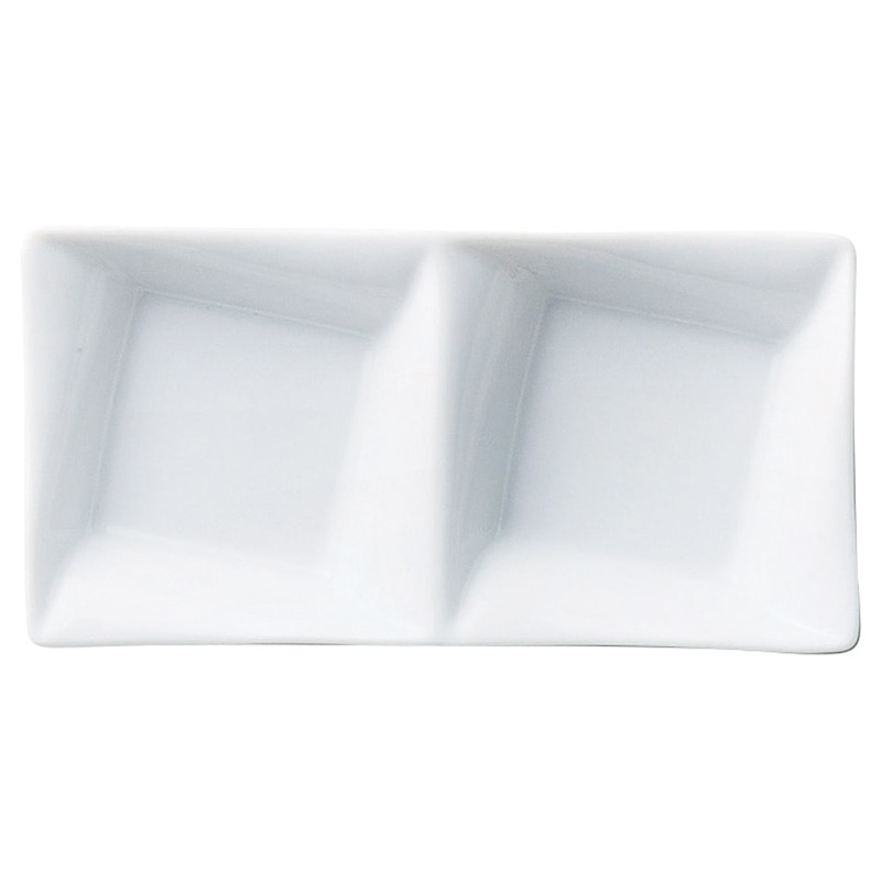 山万 59919-400 フレアー二品盛皿 1個（ご注文単位1個）【直送品】