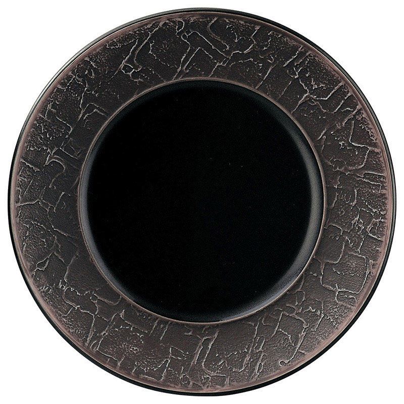 山万 57502-130 バロック BK&BR 24cm 1個（ご注文単位1個）【直送品】