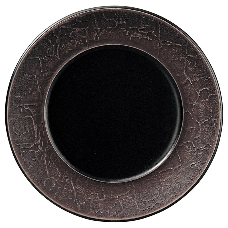 山万 57501-130 バロック BK&BR 21cm 1個（ご注文単位1個）【直送品】