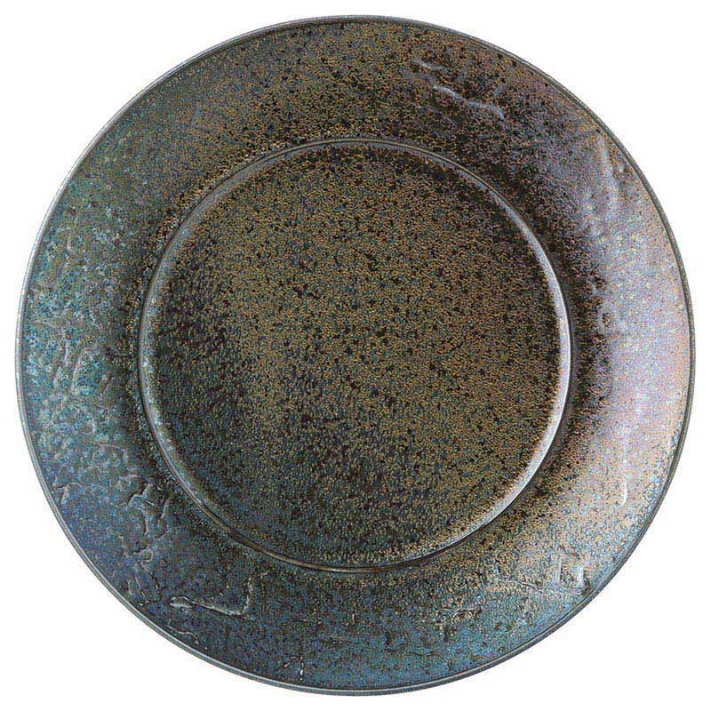 山万 57509-130 バロック 黒彩21cmプレート 1個（ご注文単位1個）【直送品】