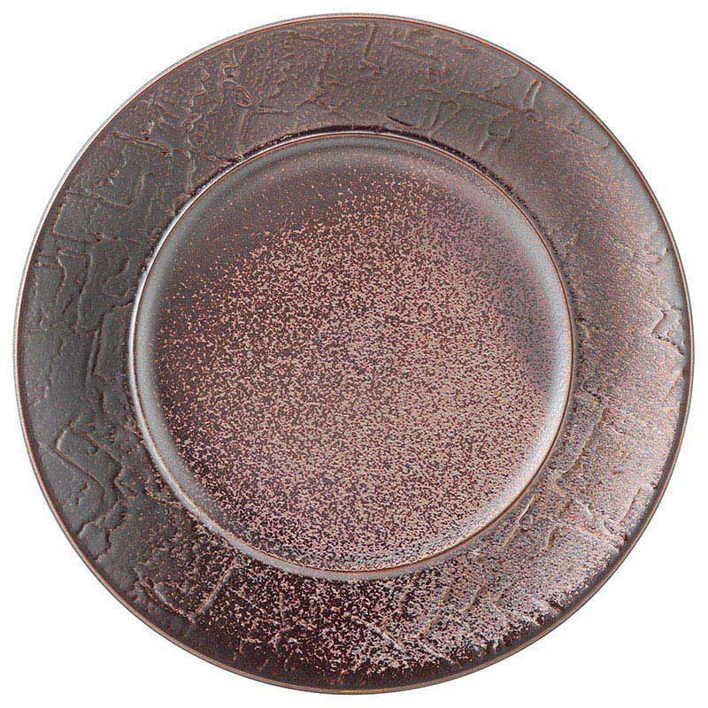 山万 57506-130 バロック 紅彩24cmプレート 1個（ご注文単位1個）【直送品】