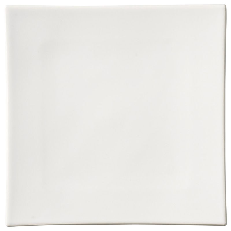 山万 61065-180 スノーWH 25cmスクエアー 1個（ご注文単位1個）【直送品】