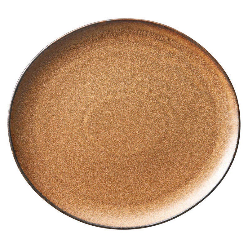 山万 56107-460 ベジ サンドイッチ皿(カラメル 1個(ご注文単位1個)【直送品】