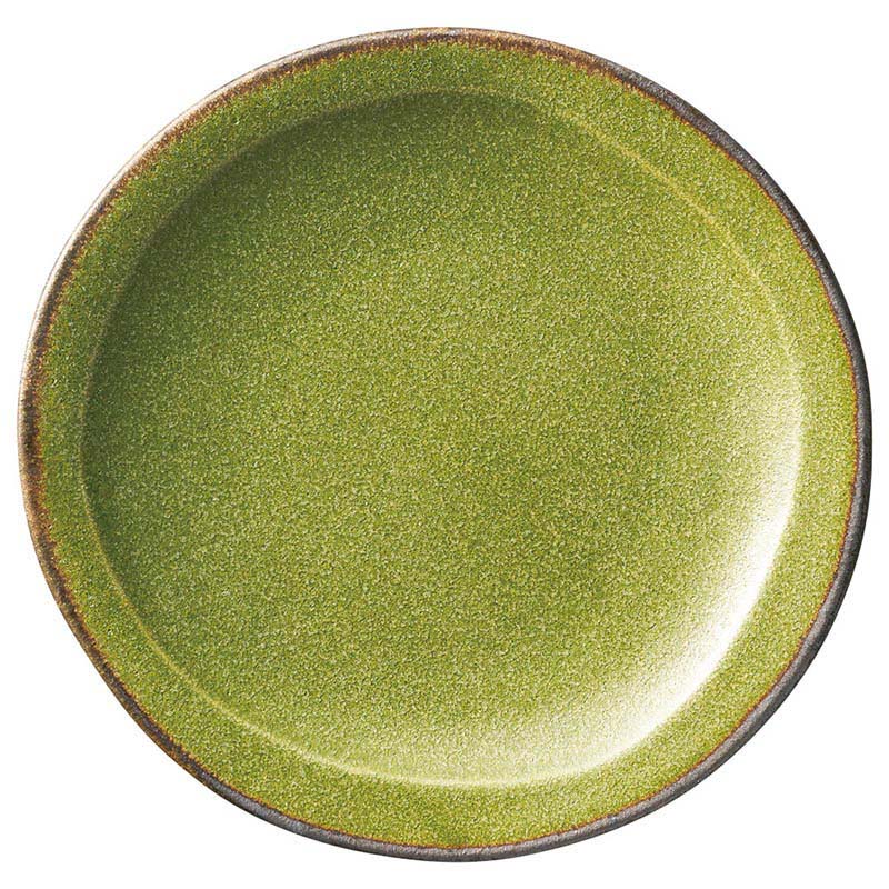 山万 56002-460 ベジ 丸々取皿(オリーブ) 1個（ご注文単位1個）【直送品】