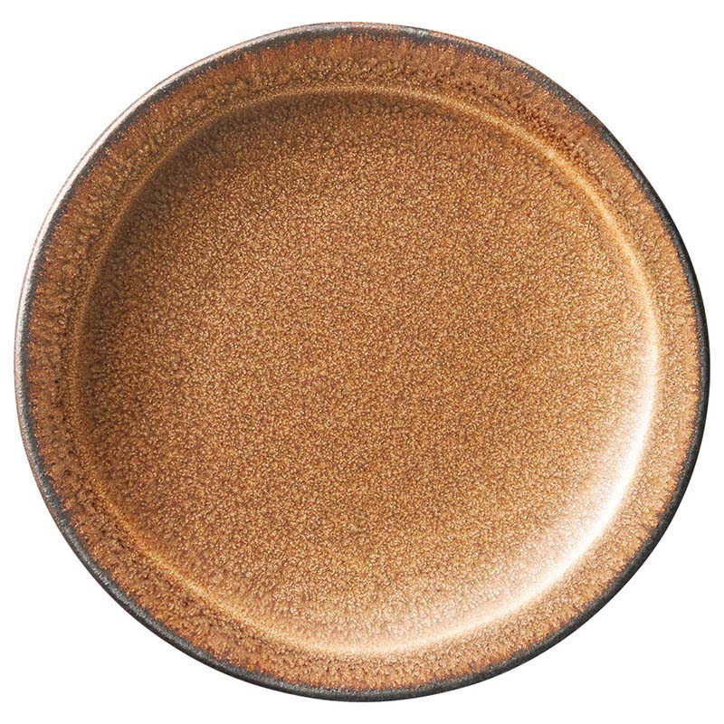 山万 56103-460 ベジ 丸々取皿(カラメル) 1個（ご注文単位1個）【直送品】