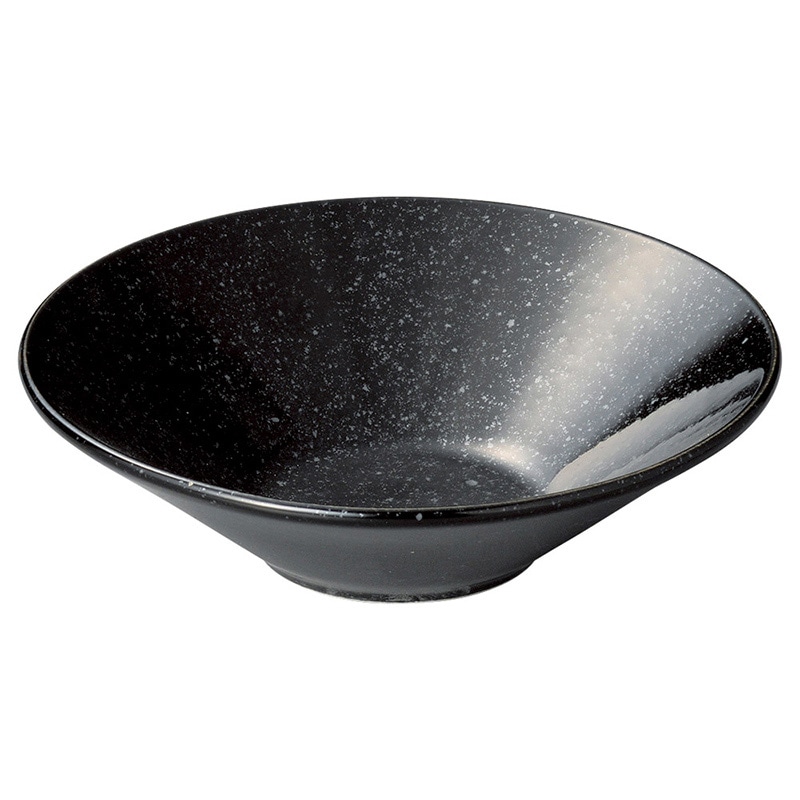 山万 61314-180 ブラックディッシュ 16cm深 1個(ご注文単位1個)【直送品】